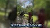 Parma, il video dell'aggressione a due professori vicino a scuola