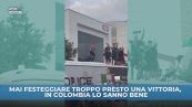Colombia: prima la festa per la vittoria, poi l'eliminazione