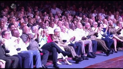 Raul Castro riappare in pubblico per il centenario di Fidel