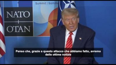 Nato, Trump: dopo il nostro attacco in Iran "grandi progressi a Gaza"