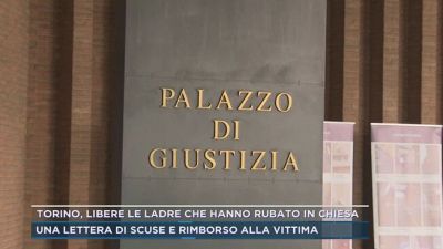 Torino, libere le ladre che hanno rubato in chiesa