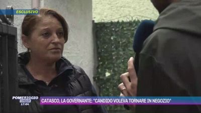 Catasco, la governante: "Candido voleva tornare in negozio"
