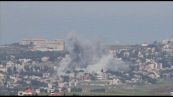 Libano, dopo raid israeliani nel sud, nuvole di fumo sui villaggi
