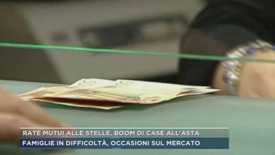 Rate mutui alle stelle, boom di case all'asta