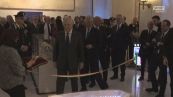 Tajani, Gravina e Spalletti alla mostra sulla Nazionale alla Farnesina