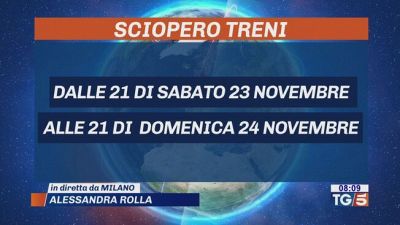 Difficoltà per i treni sciopero fino alle 21