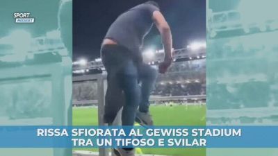 Rissa sfiorata al Gewiss Stadium