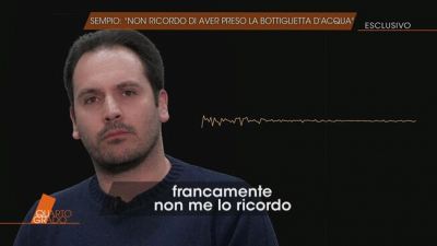 Garlasco: Sempio e la bottiglietta d'acqua