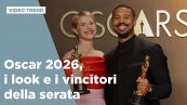 Oscar 2026, i look sul red carpet e i vincitori