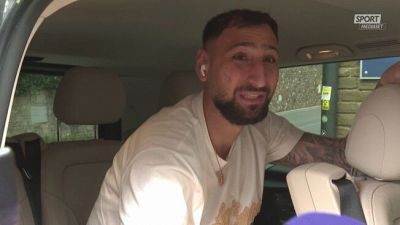 Donnarumma a Coverciano da Campione d'Europa: "Come sto? Molto bene!"