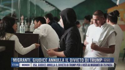 Breaking News delle 18.00 | Migranti, giudice annulla il divieto di Trump