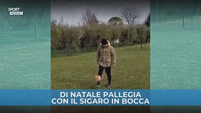 Palleggiare e fumare il sigaro si può: insegna Di Natale