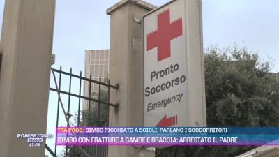 Scicli, bimbo con fratture a gambe e braccia: arrestato il padre