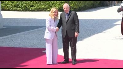 A Roma il vertice Italia-Algeria, Meloni accoglie Tebboune