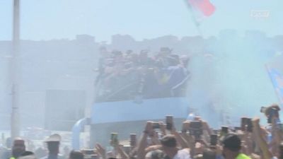 Napoli, in 200mila per la festa scudetto