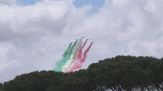 Frecce tricolare, spettacolo sul foro Italico