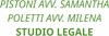Pistoni Avv. Samantha Poletti Avv. Milena Studio Legale logo