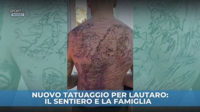 Inter, nuovo tatuaggio per Lautaro: la famiglia sulla schiena