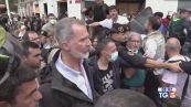A Valencia rabbia e fango su re Felipe