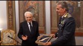 Mattarella riceve il comandante della Gdf e delegazione alpini