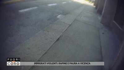 Paura a Vicenza, immigrati violenti e rapine