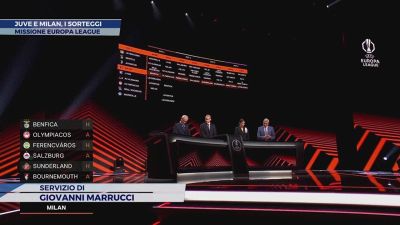 Juve e Mlian, i sorteggi