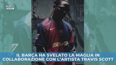 Il Barça svela la maglia in collaborazione con l'artista Travis Scott