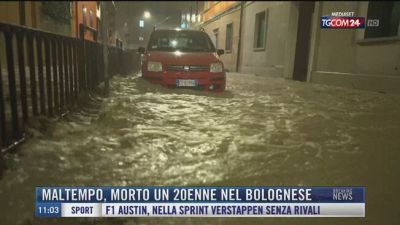 Breaking News delle 11.00 | Maltempo, morto un 20enne nel bolognese