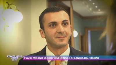 Evaso Milano, uccide una donna e si lancia dal Duomo