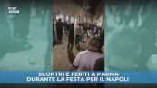 Scontri e feriti a Parma durante la festa per il Napoli