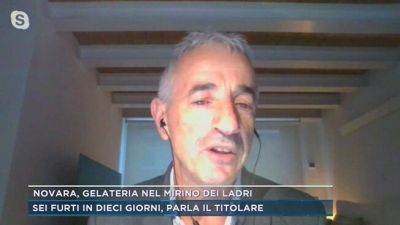Novara, gelateria nel mirino dei ladri