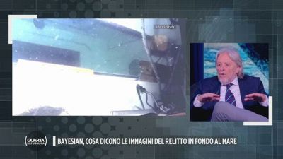 Bayesian, cosa dicono le immagini del relitto in fondo al mare