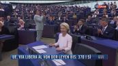 Breaking News delle 21.30 | Ue, via libera al Von Der Leyen bis: 370 i sì