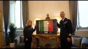 Spazio, la premier Giorgia Meloni ha incontrato l'astronauta italiano Walter Villadei