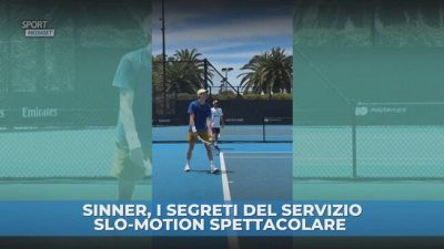 Sinner, i segreti del servizio: slow-mo spettacolare