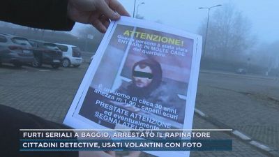 Furti seriali a Baggio, arrestato il rapinatore