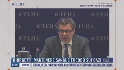 Breaking News delle 14.00 | Giorgetti: mantenere sangue freddo sui dazi