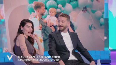 Bianca Atzei e Stefano Corti e il matrimonio
