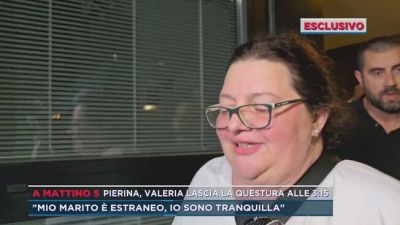 Pierina, Valeria lascia la questura alle 3:15
