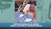 Messi cuore d'oro: dà la sua nuova maglia al bimbo ustionato nell'incendio