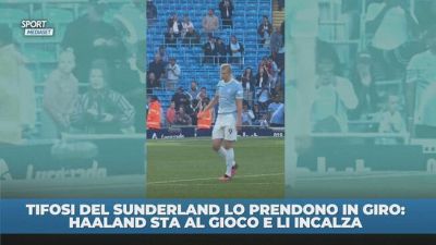 Haaland, botta e risposta con i tifosi del Sunderland
