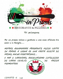 Ristorante Pizzeria In Primis