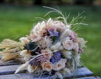 CLOROFILLA DI DANILO BOTTA-bouquet con fiori secchi