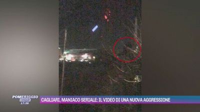 Cagliari, maniaco seriale: il video di una nuova aggressione