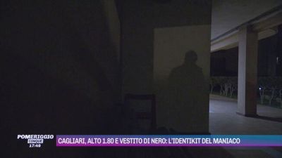 Cagliari, alto 1,80 e vestito di nero: l'identikit del maniaco