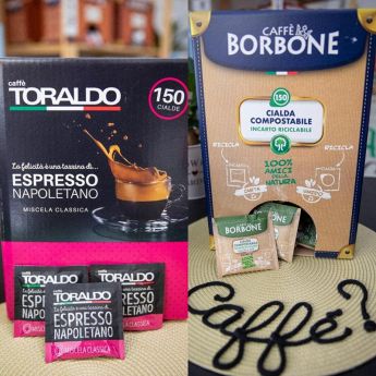 Caffè Toraldo e Caffè Borbone in cialde!