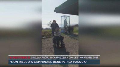 Gisella Cardia, in carrozzella con le stigmate nel 2023