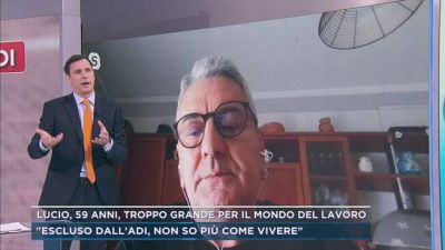 Lucio, 59 anni, troppo grande per il mondo del lavoro