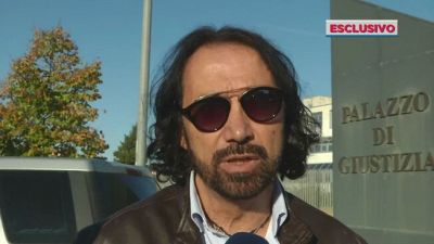 Ubaldo Manuali, l'arrivo di oggi al processo