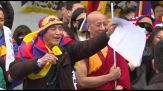 Francia, protesta dei tibetani contro la visita di Xi Jinping